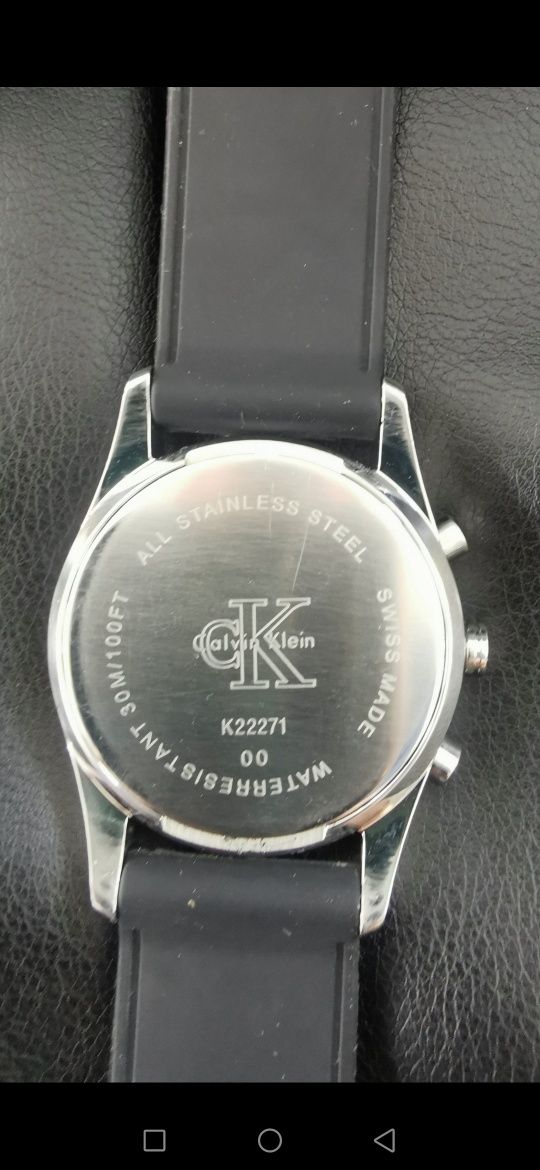 Ceas Kelvin Klein Chronograph - Elvețian - ETA 4 rubine - 41 mm