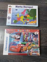 Puzzle Harta Europei si Cars sigilate