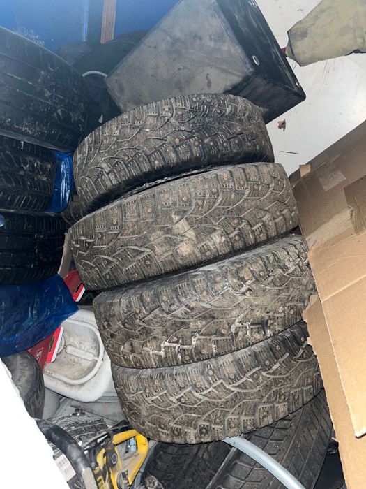 Штампы с новой зимней резиной на r13