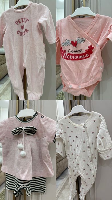 Одежда для девочки 1-3 месяца