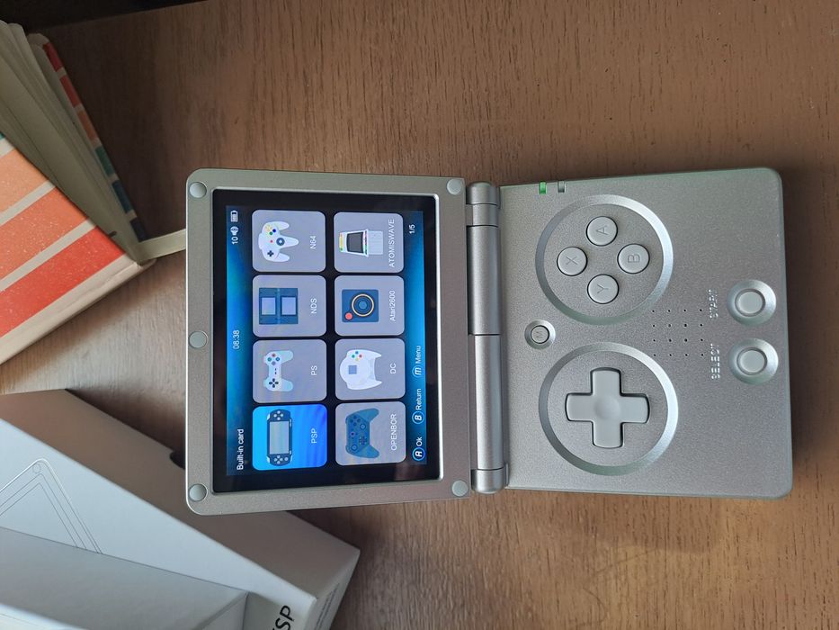 Anbernic RG35XXSP Flip и калъф