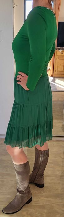 Rochie eleganta cu volane, marca GUARA, Marime 38-40