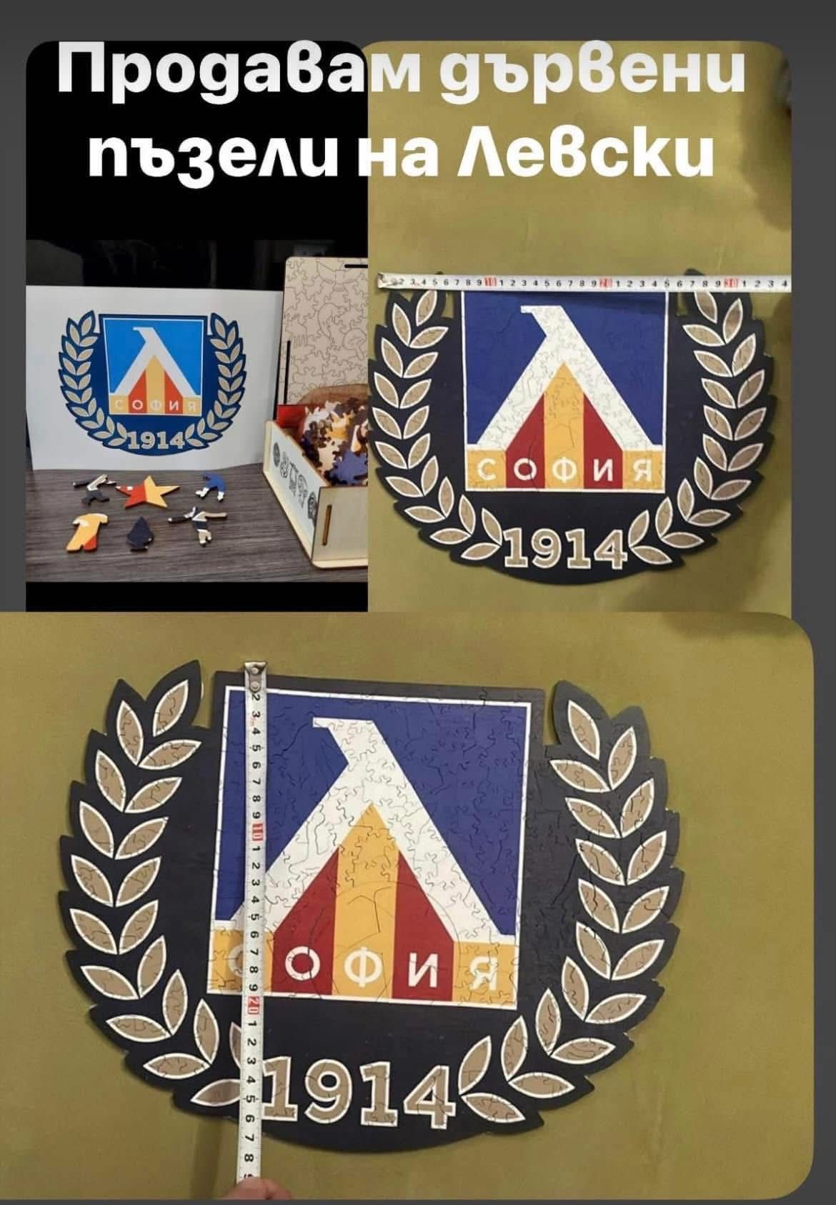 Дървен пъзел на Левски  298 части