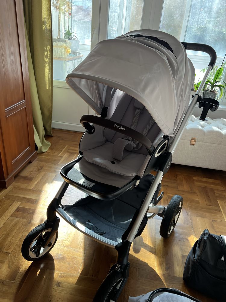 Cybex Talos S Lux, сребристо шаси