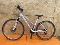 Bicicleta cadru dama Leaderfox frana pe disc roti 28” cadru aluminiy