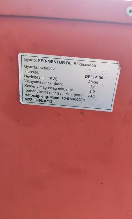 Centrala pe lemne, perfect functionala