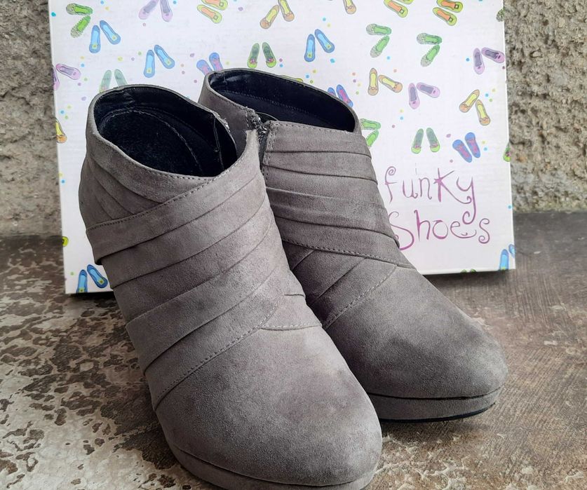 Pantofi Funky 37 gri
