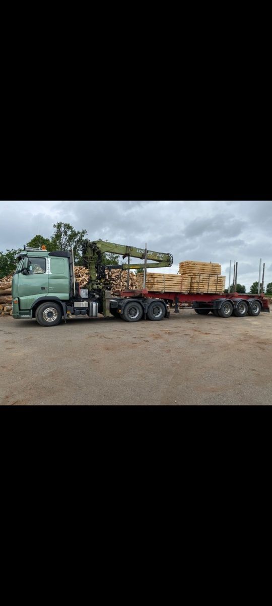 VOLVO FH 660 6X4, camion forestier