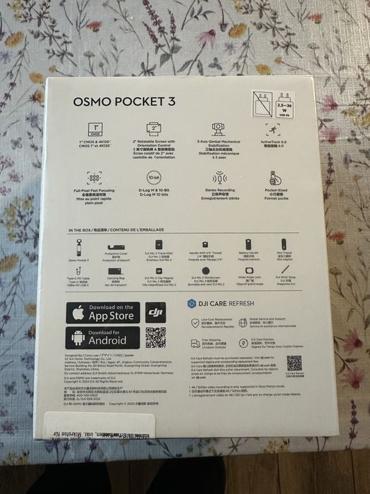 Vand camera osmo pocket3