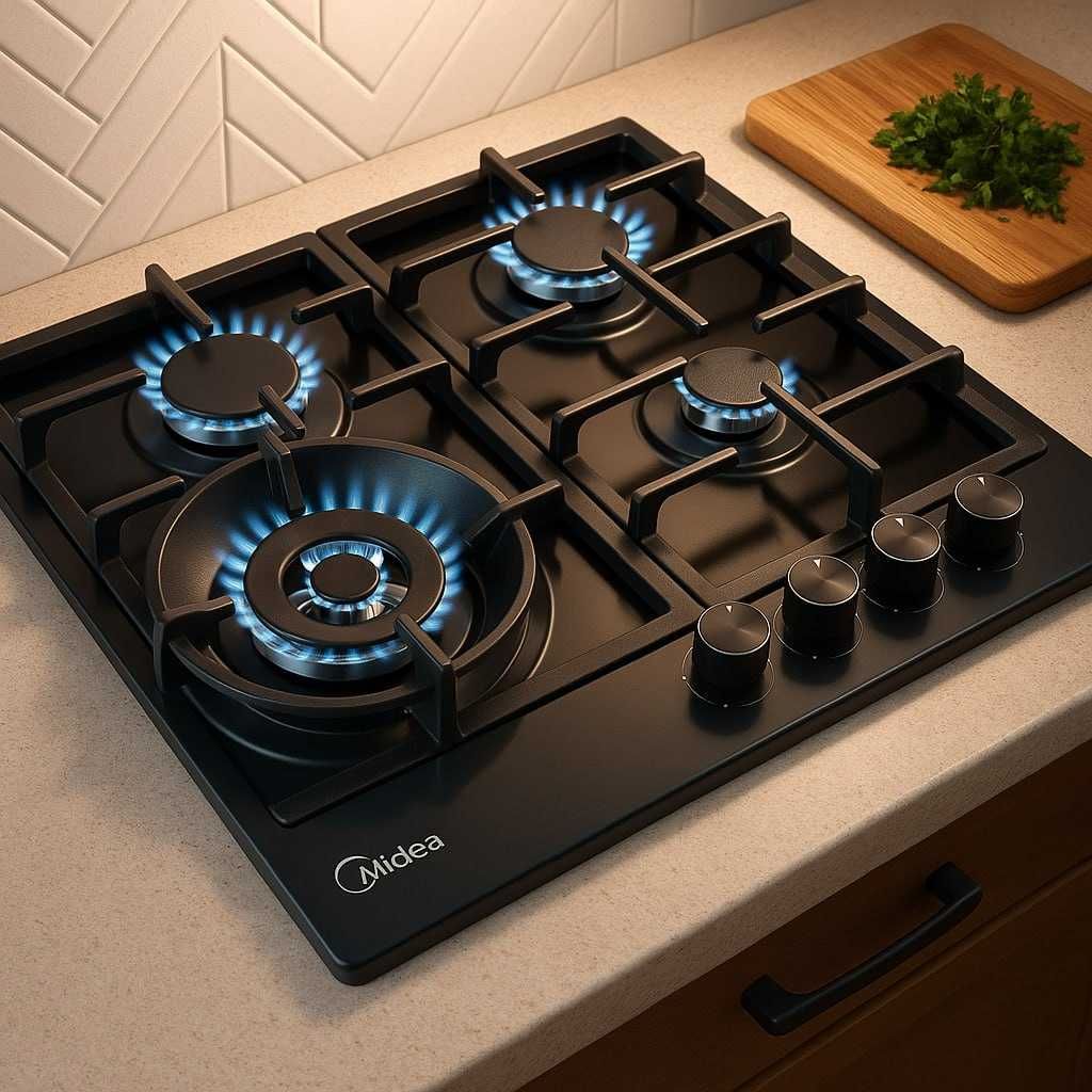 Газовая варочная панель Midea MG-601 VGB (есть рассрочка)