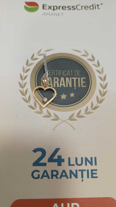 (Ag24) Pandantiv aur 14K 3.18gr B43087.6- Garantie 2 ani!