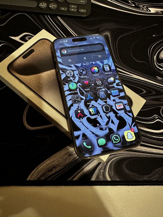 iPhone 15 Pro Max – Natural Titanium, 256 GB – impecabil!
