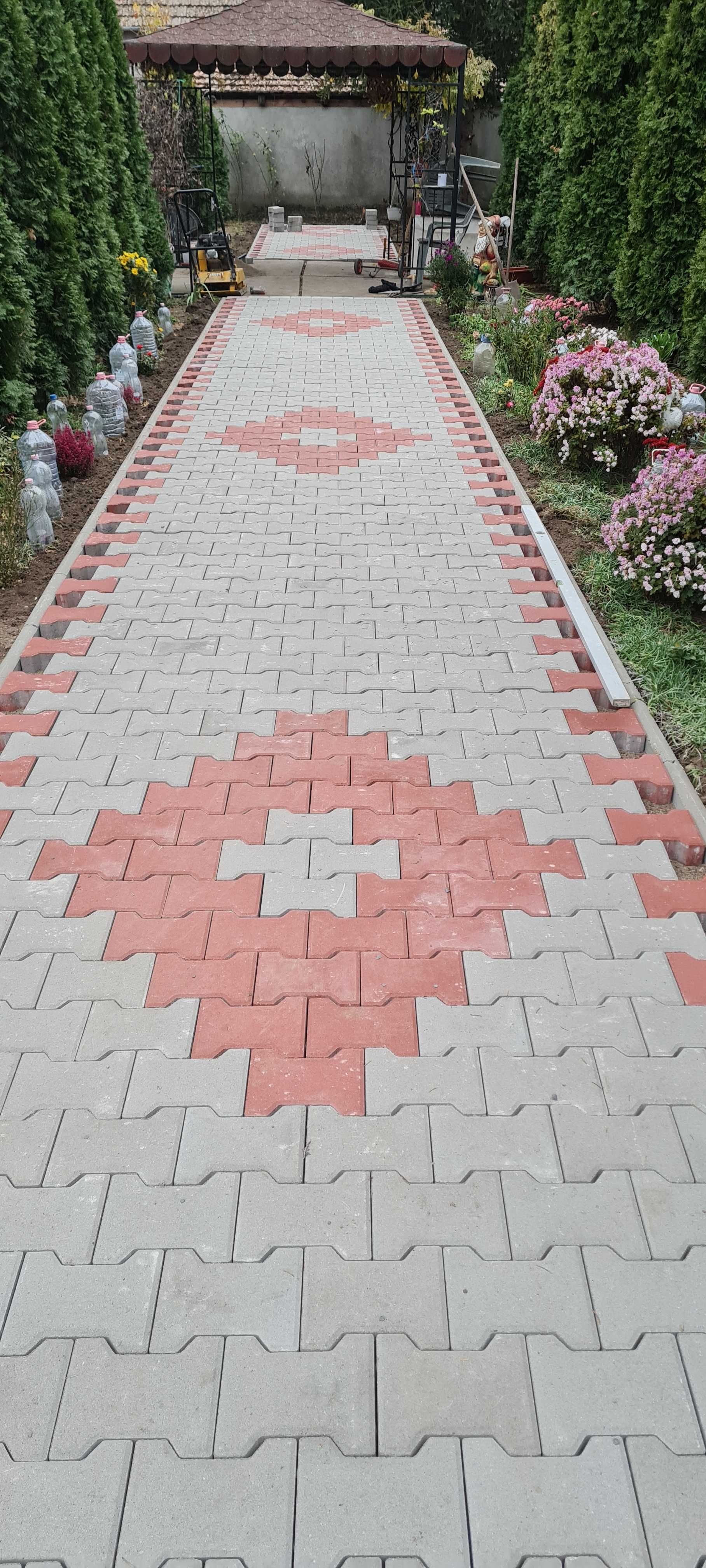 Montam pavaje borduri