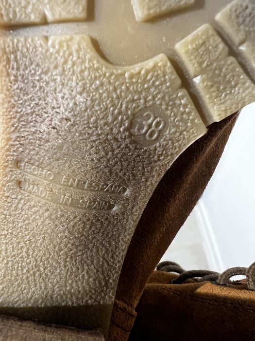 Bershka Botine /Ghete Maro piele intoarsa 38 cu toc