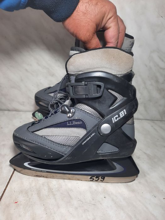 Patine gheata patinaj 559 reglabile L. L Bean marime 33-34-35