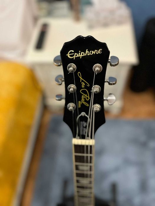 Chiatara electrica Epiphone Les Paul Standard Ebony LEFT HAND