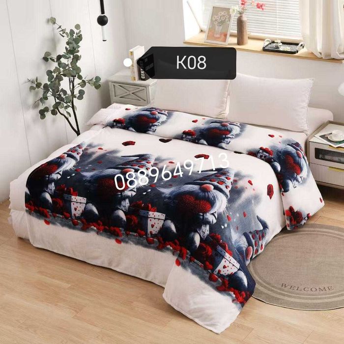 Коледни поларени одеяла