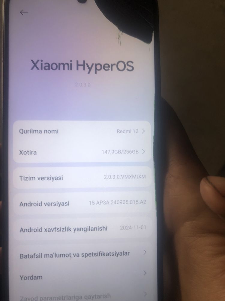 Redmi 12 256gb xotira