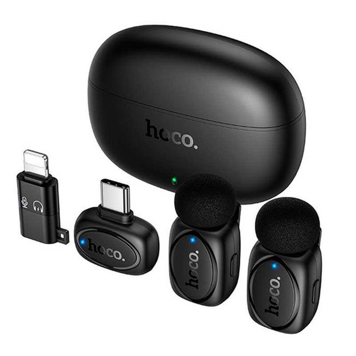 ДОСТАВКА! HOCO L19 — беспроводной петличный микрофон(Type-C/Lightning)