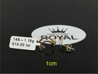 Bijuteria Royal CB : Cercei dama aur nou 14k 1,18gr
