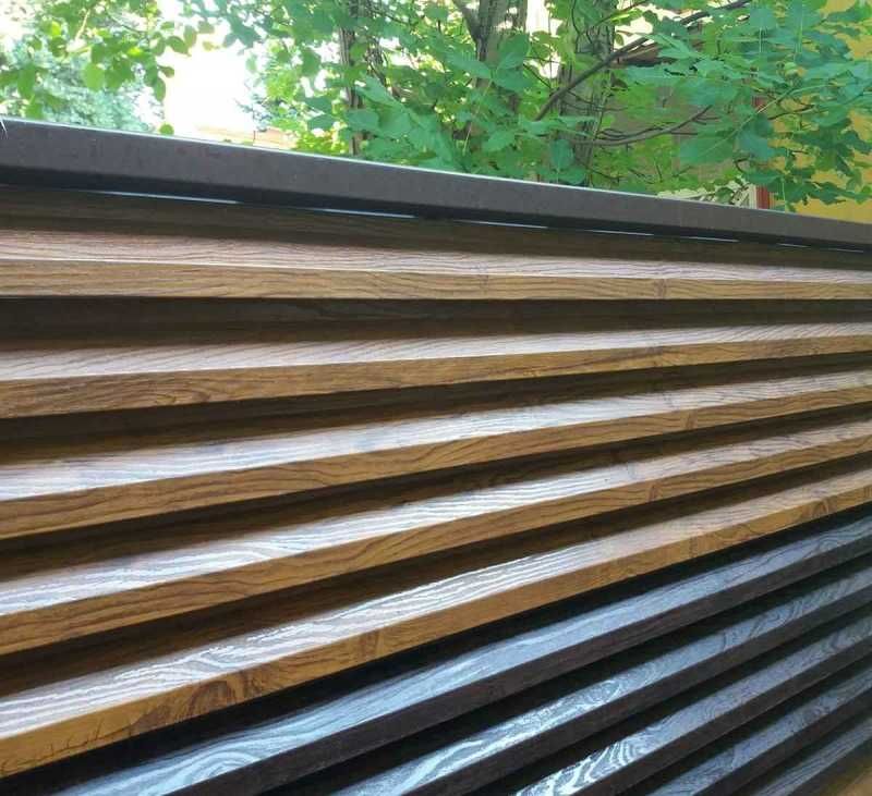 Garduri si porti din sipca metalica, panou stil jaluzele, tabla, plasa