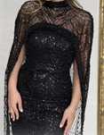 Rochie eleganta cu paiete si perle