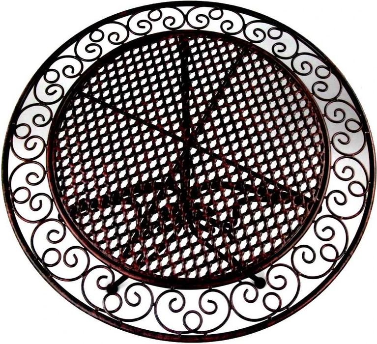 Set mobilier grădină din fier,  scaune pliabile și masă rotundă, -31%