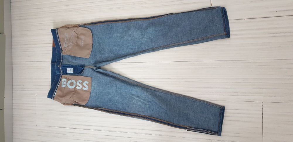 Hugo Boss Delano Slim Fit  Candiani Denim / 33/32 ОРИГИНАЛ Мъжки Дънки