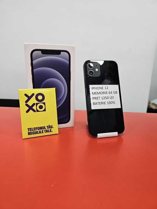 Iphone 12 64 Gb negru