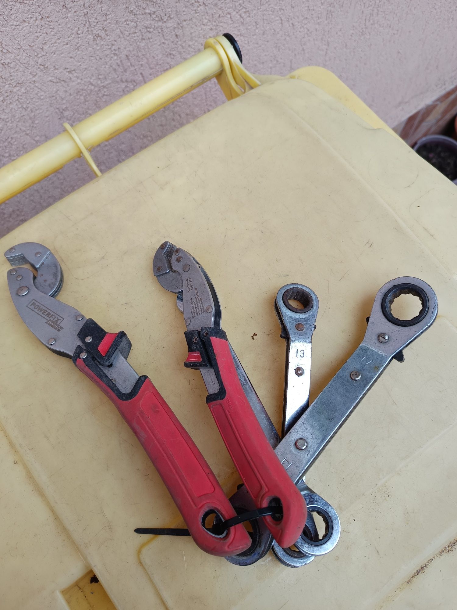 Set chei reglabile și crichet POWERFIX