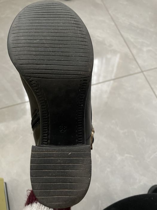 Дамски зимни боти/ботуши 36 номер, естествена кожа