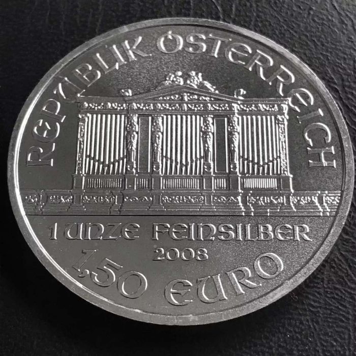 2008 Сребърна монета Австрийска Филхармония