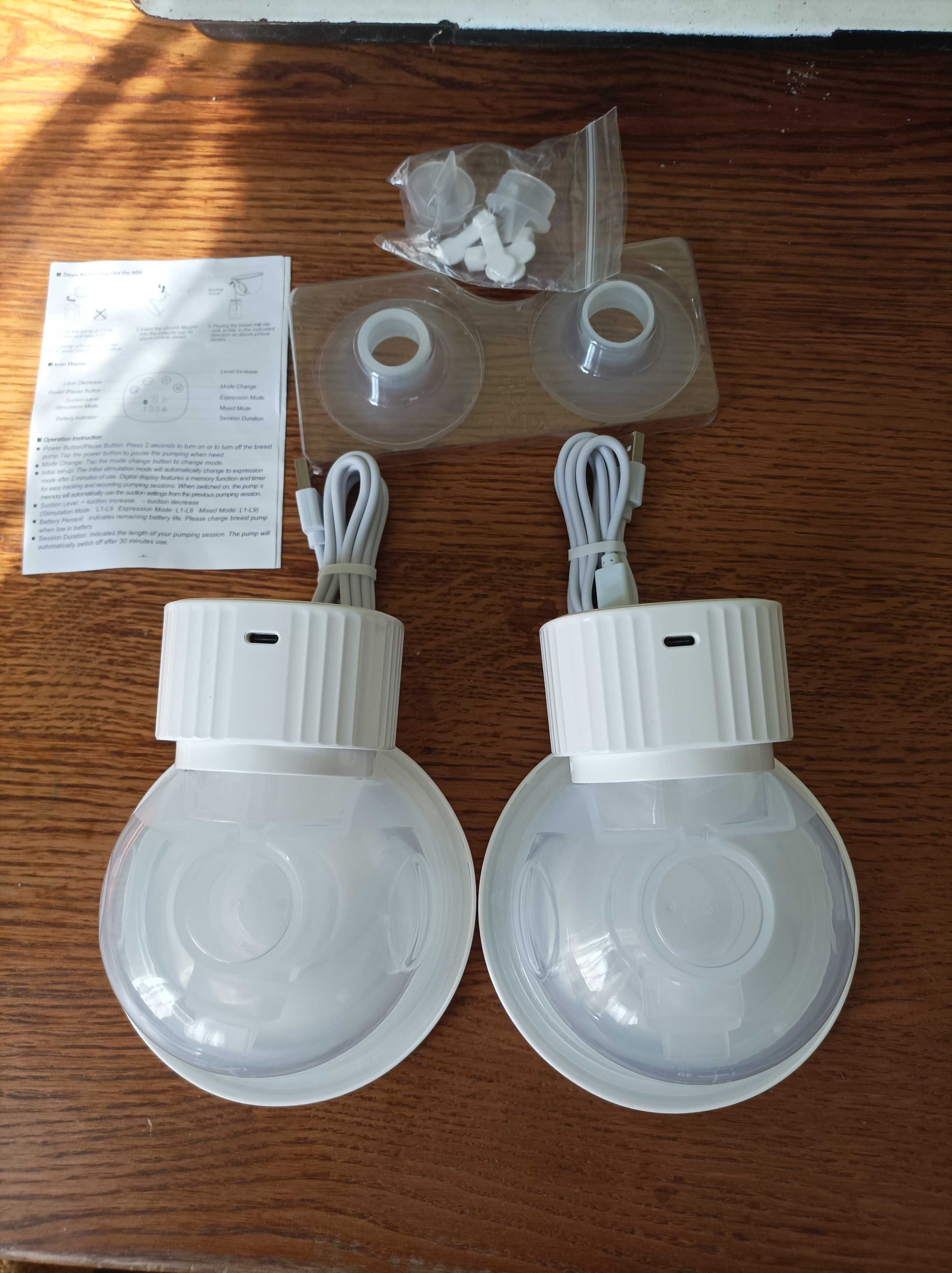 Помпа за кърма Wearable breast pump YD-1193