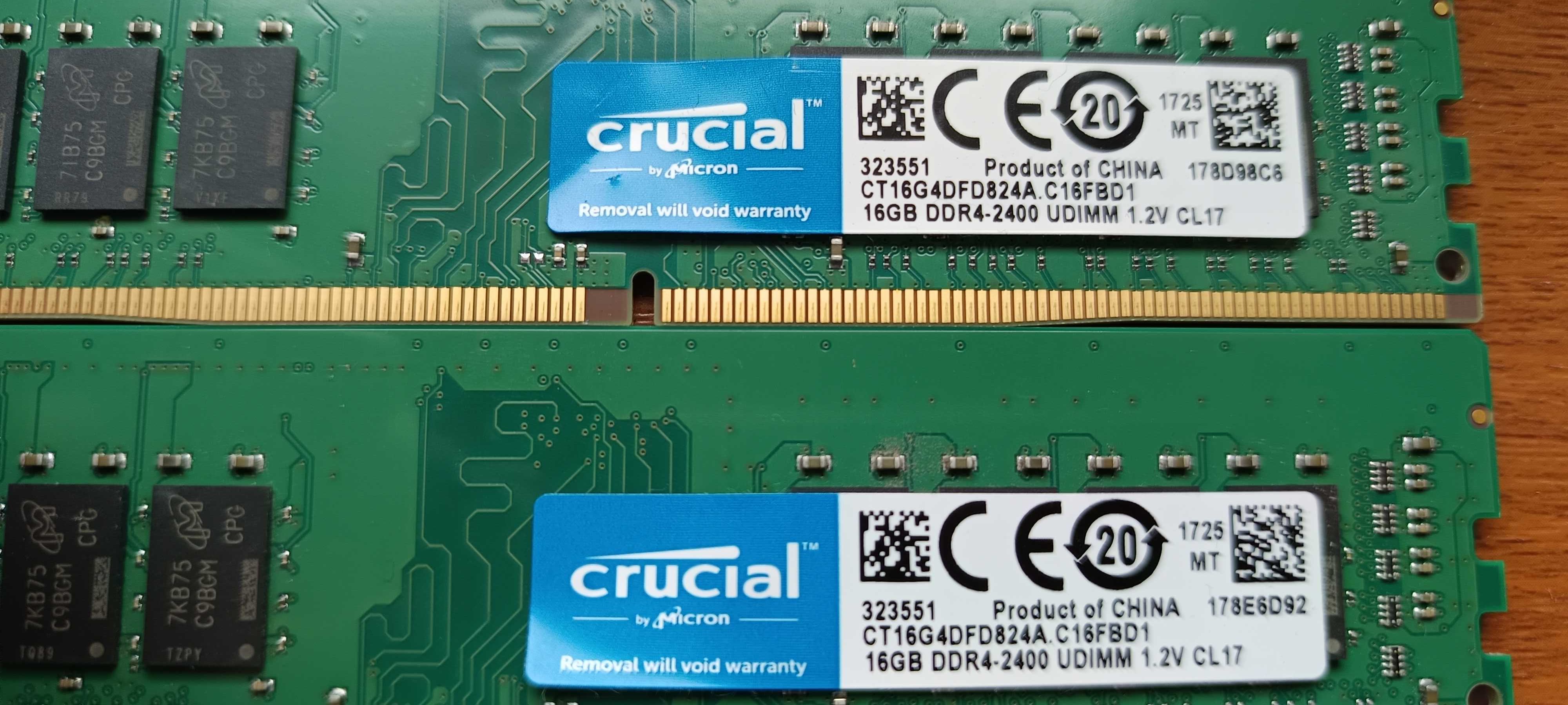 Memorie Desktop calculator 16 32 64 Gb DDR4 2400MHz, 3200 Mhz