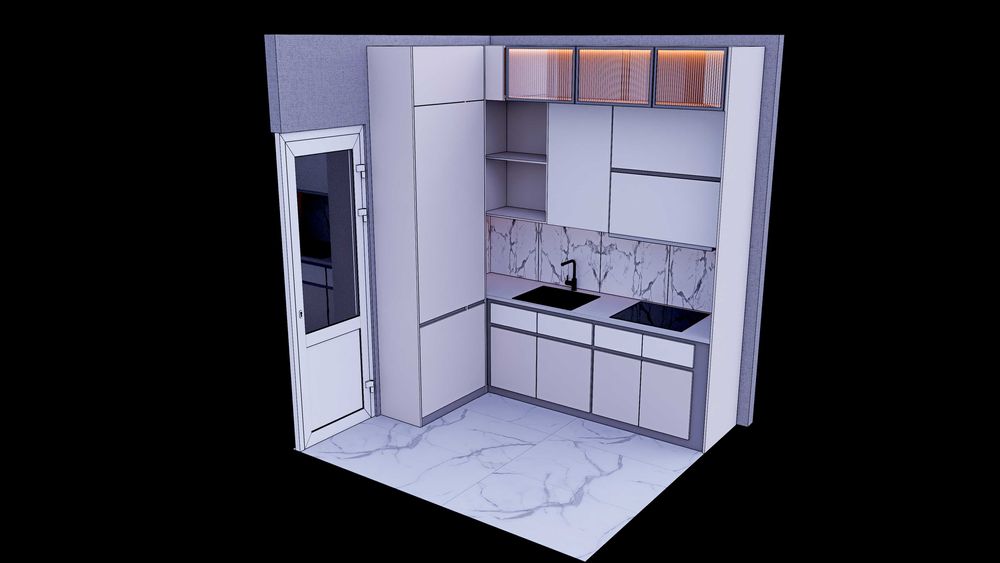 3D визуализация мебели и кухонь — покажу ваш проект как вживую