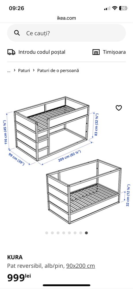 Pat Kura Ikea in stare buna