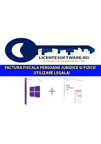 Licente LEGAL - Pachet Windows 10 Pro + Office Pro Plus 2019 - RETAIL!