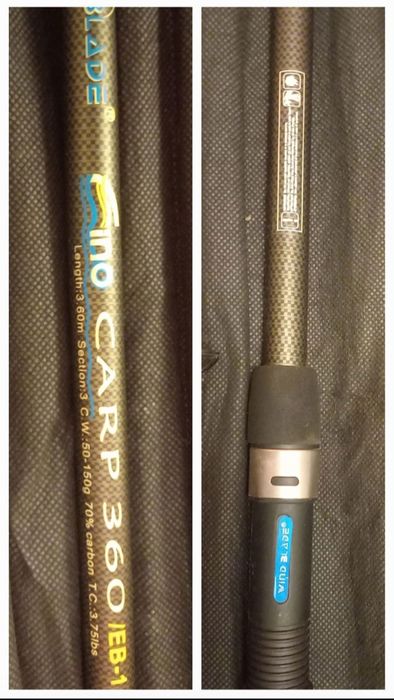 Jucarie muzicala lanseta carbon 3,6m Wind Blade, actiune 150g