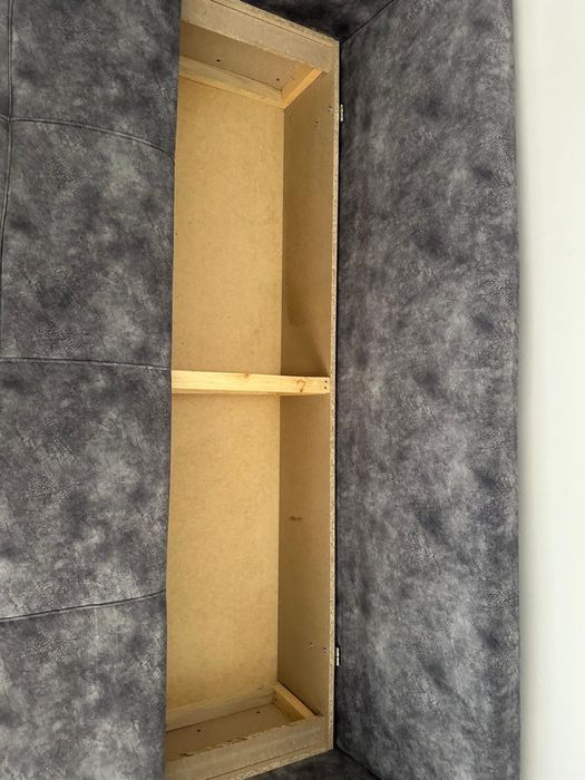 Диван, выдвижной, серого цвета