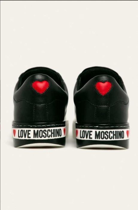 кецове Love Moschino черно бели оригинал 37 номер