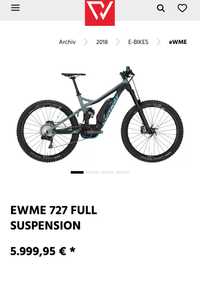 Bicicleta Conway Electrica Full suspension Ebike