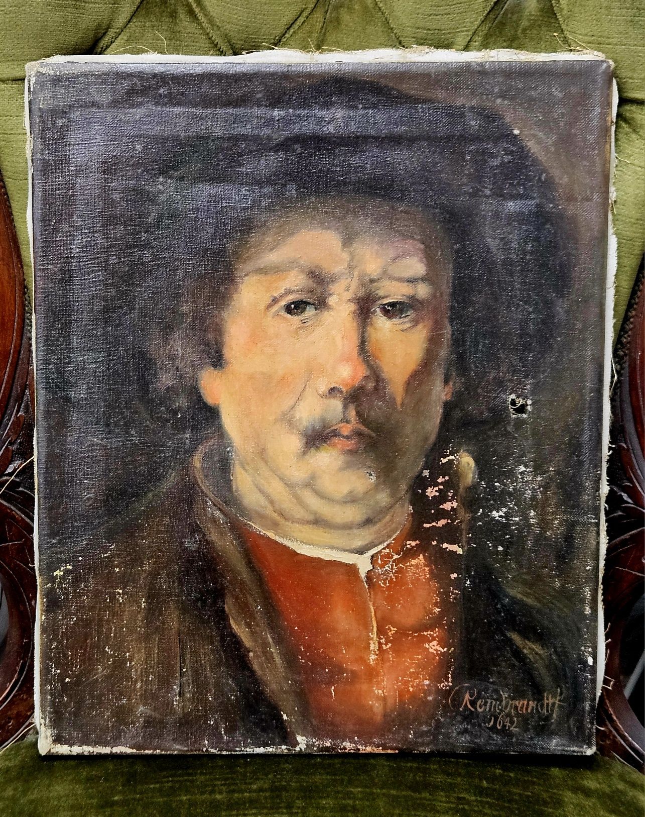 Рембранд Маслена картина.