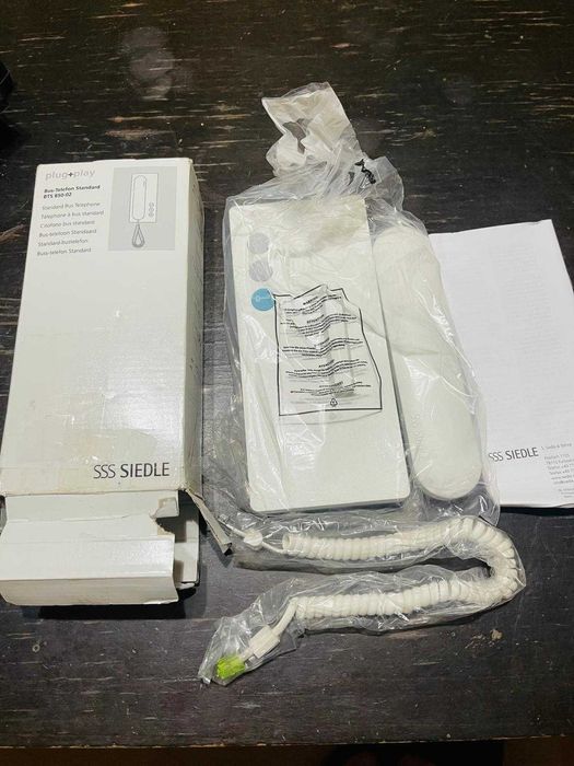 Telefon fix Siedle Phone Comfort Home – BTC 850 W, alb