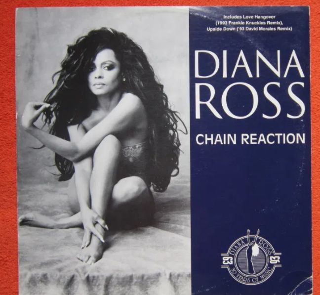 vinil Diana Ross ‎- Eaten Alive &Swept Away &Chain Reaction 12''