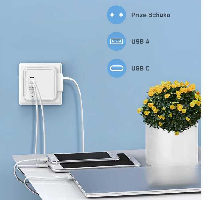 Priza multifunctionala cub 16 Amperi