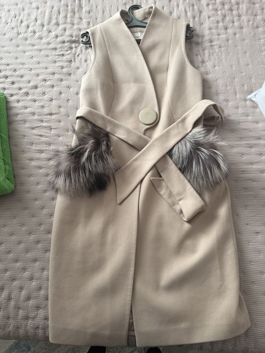 Пальто безрукавка