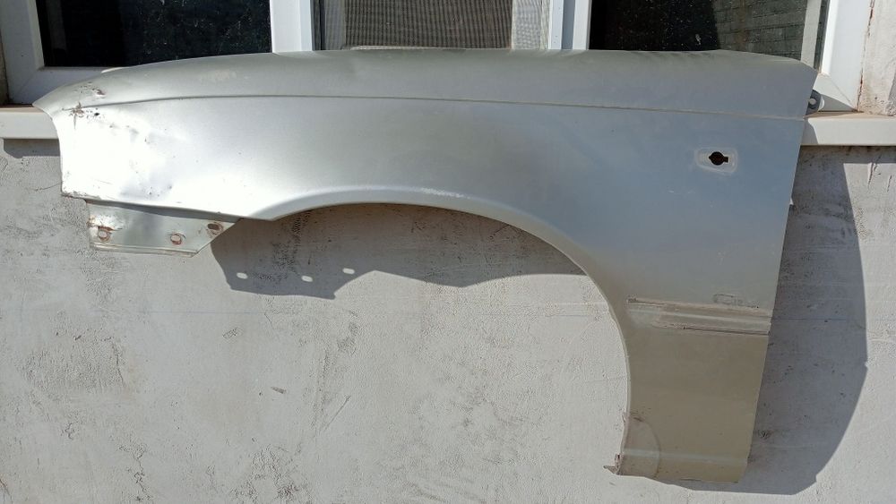 Нексия. Запчасти на Нексию. Крыло на Нексию. Б/у. Оригинал. Серебро.