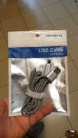 Cablu reversibil microUSB cu Led, 150 cm