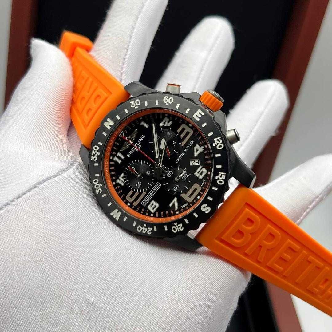 Кварцов мъжки часовник Breitling Endurance Pro ORANGE