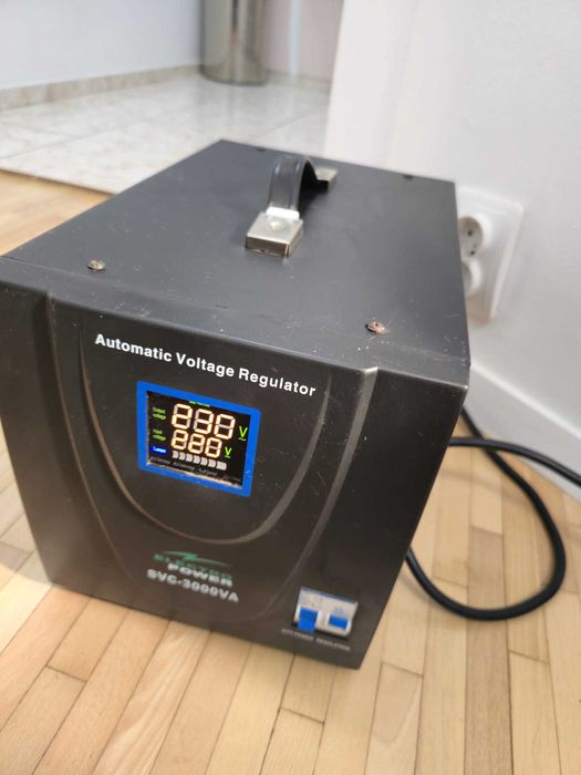 Stabilizator de tensiune Electropower EP-SVC-3000VA, 2400W, servomotor